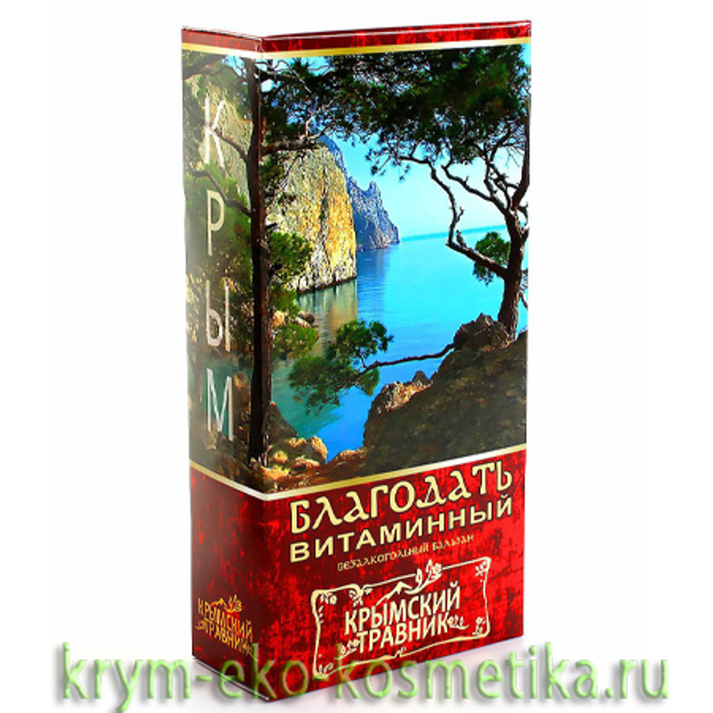 Бальзам безалкогольный на травах «Благодать» (Витаминный) ТМ Крымский  Травник - купить по выгодной цене | Крым Эко Косметика