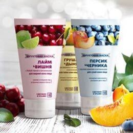Фруктовые маски с растительными пастами